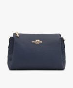 کیف دوشی زنانه کد 942 - سرمه‌ای - تصویر اول