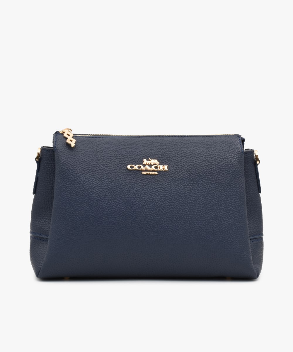 942-navy blue-01 کیف دوشی زنانه کد 942 - سرمهای - تصویر اول