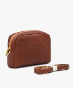 کیف دوشی زنانه کد 725 - رنگ عسلی - تصویر دوم