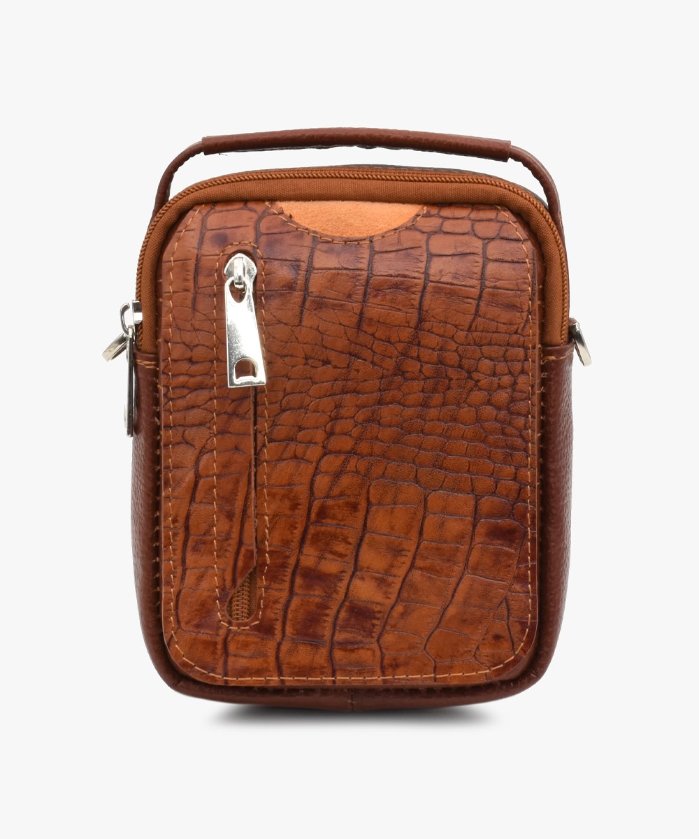 888-croco honey-01 کیف دوشی کد 888 - Image 1