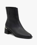 نیم بوت چرم زنانه کد D79