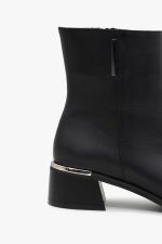 نیم بوت چرم زنانه کد D79 - Image 4