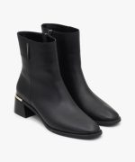 نیم بوت چرم زنانه کد D79 - Image 5