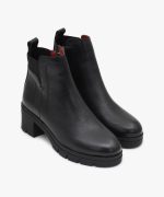 نیم بوت چرم زنانه کد P49 - Image 4