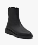 نیم بوت چرم زنانه کد D56