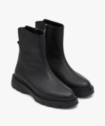 نیم بوت چرم زنانه کد D56 - Image 5