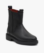 نیم بوت چرم زنانه کد P63