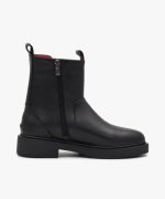 نیم بوت چرم زنانه کد P63 - Image 3