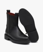 نیم بوت چرم زنانه کد P63 - Image 5