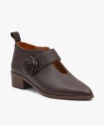 کفش چرم زنانه کد E43