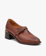 کفش چرم زنانه کد E95